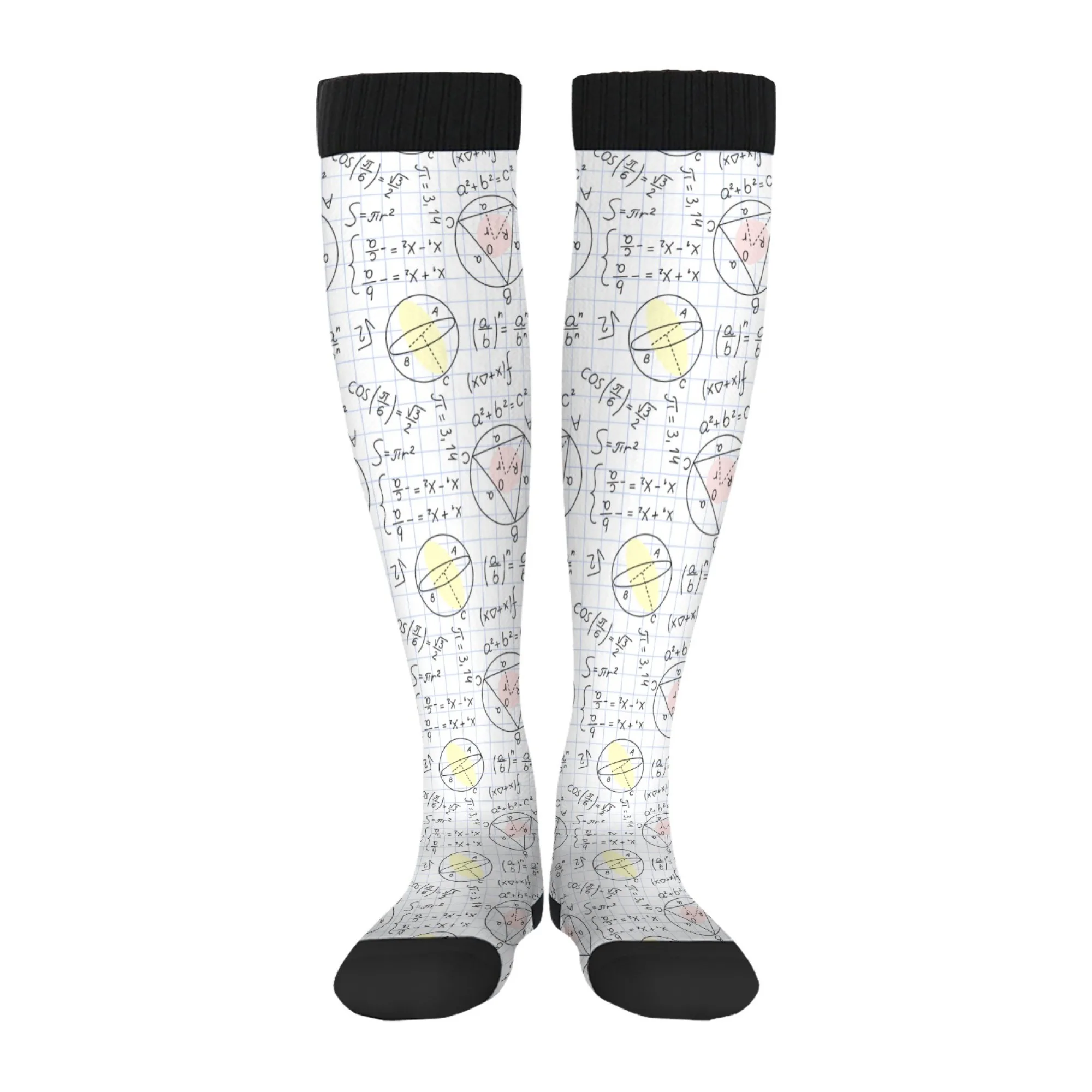 

Mathematical function formula socks novel funny happy compression socks comfortable warm leisure sports stockings unisex gift