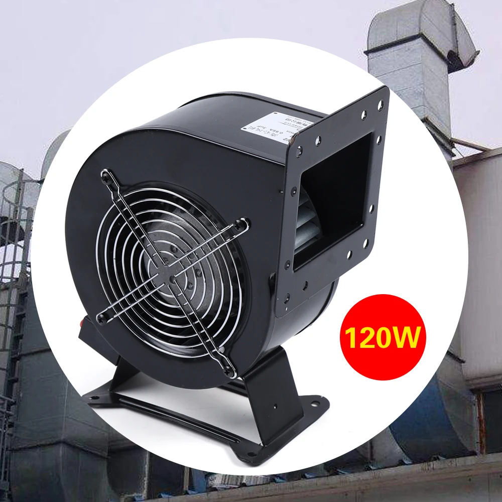 Outdoor Wood Furnace Boiler Blower Fan Round Flange 110V 120W 2600rpm US STOCK