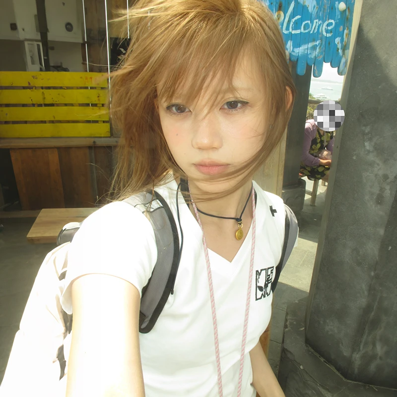 Karrram Japanese Y2k V-neck Tops 2000s Style Embroidered White T-shirt Vintage Harajuku Short Sleeve Tee Shirt American Retro view 6