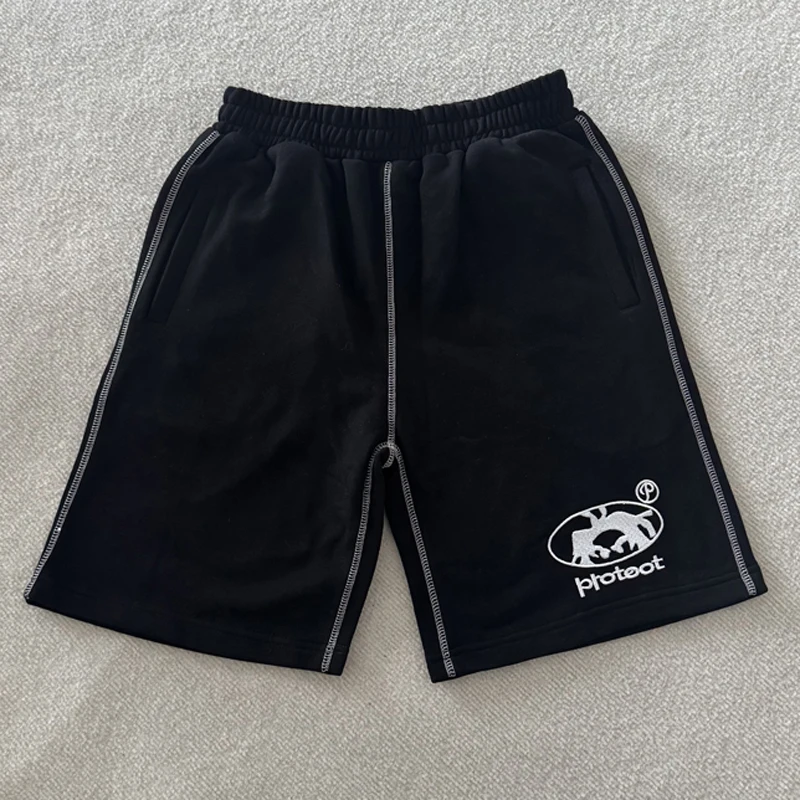 Summer New Protect Casual Shorts High Quality Streetwear Embroidered Pattern Sports Shorts Men Women