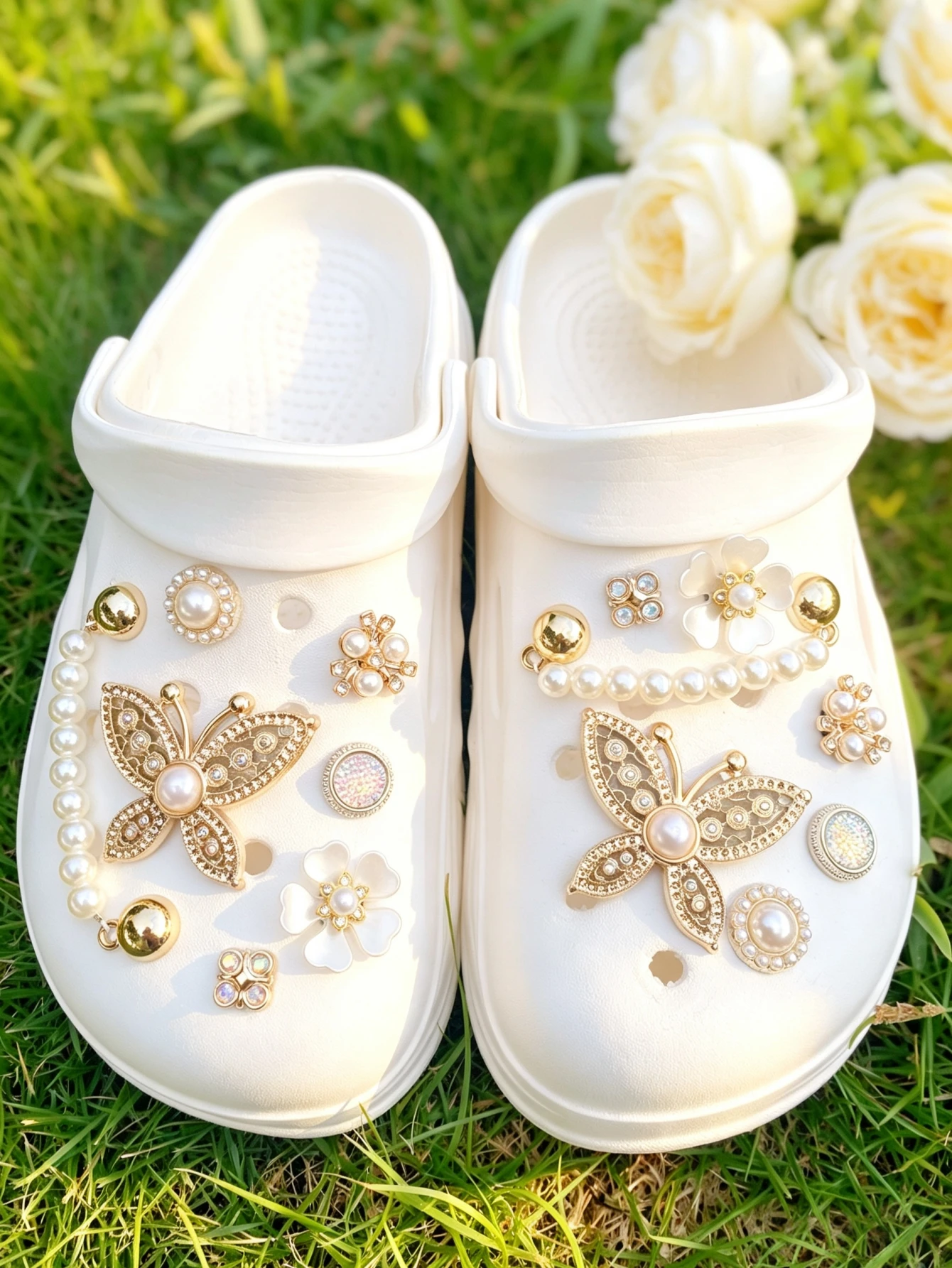 14-piece shoe decoration DIY casual shoe decoration - An interesting and versatile way to personalize your footwear