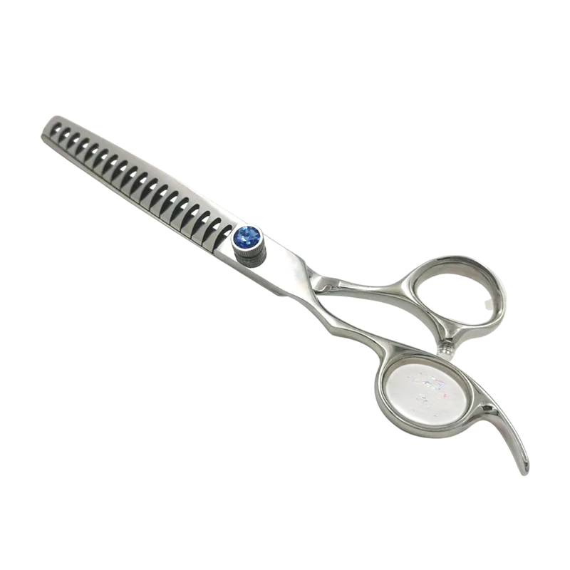 7 inch left hand dog grooming chunker scissors,professional pet grooming chunker shears