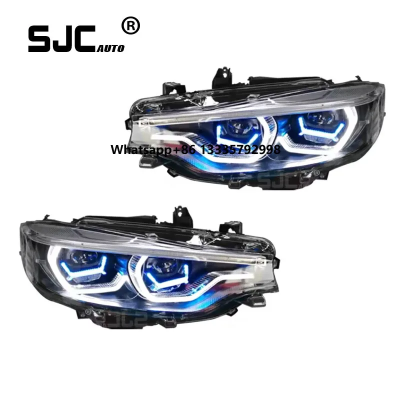

SJC Car Lights forBMW F32 M4 LED Headlight 2013-2019 4 Series 425i F82 M3 Head Lamp Drl Projector Lens Automotive Accessories
