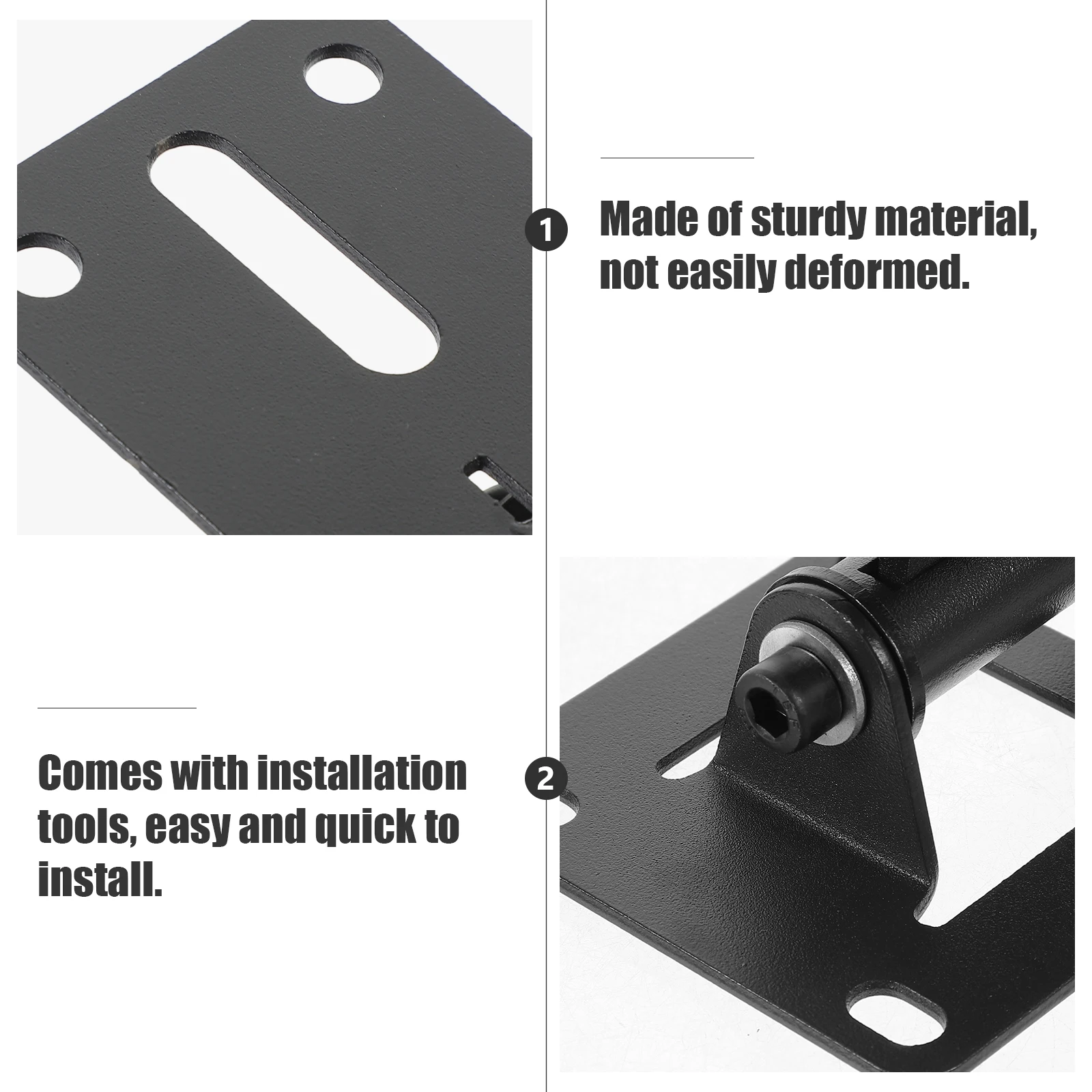 

Heavy Duty Wall Mounted Speaker Stand Rotatable Loudspeaker Shelf For Speakers Horizontal -Saving Durable Metal