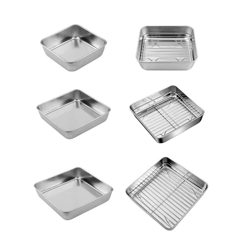 Large Stainless Steel Cookie Pan Ensures Uniform Baking Result Without Burning Or Sticking Kitchen Baking Equipment HX6C