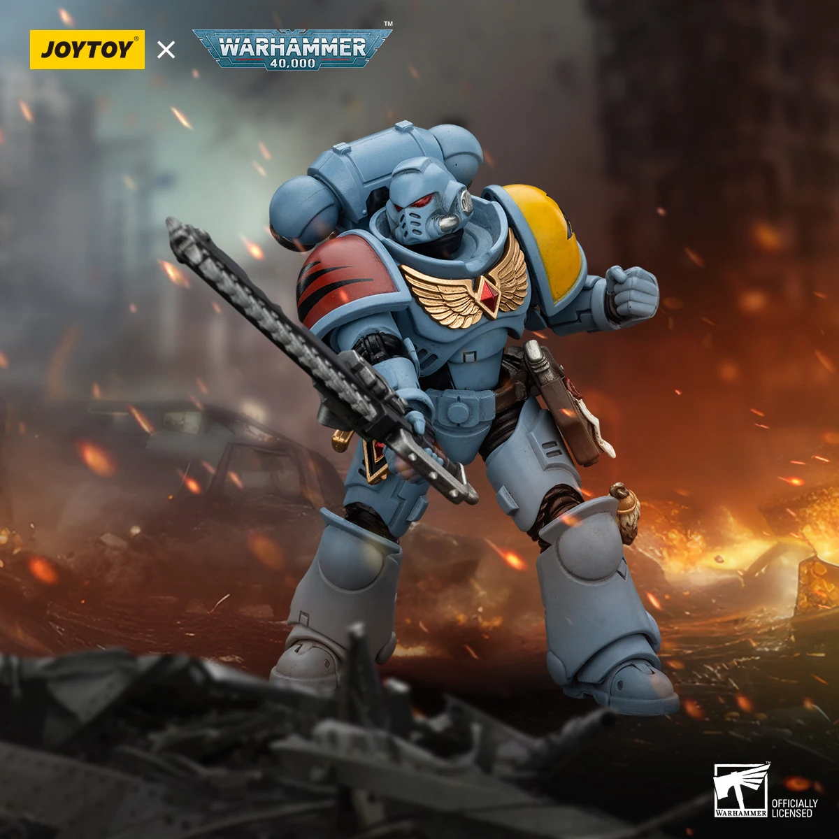 [IN STOCK] JOYTOY Warhammer 40K 1/18 Action Figures NEW Space Wolves Intercessors V4 Anime Model Toy Gift