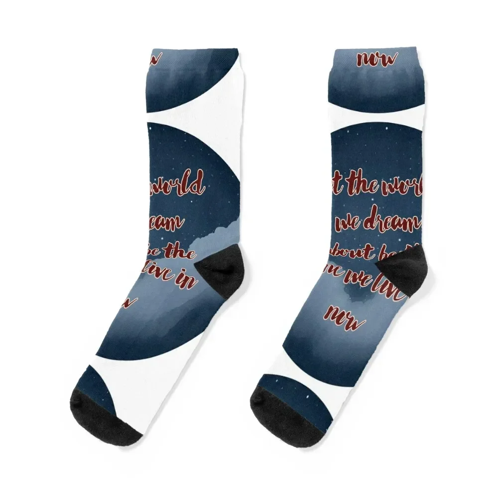 Hadestown quote Socks anti slip football ankle hiphop Men's Socks Luxury Women's