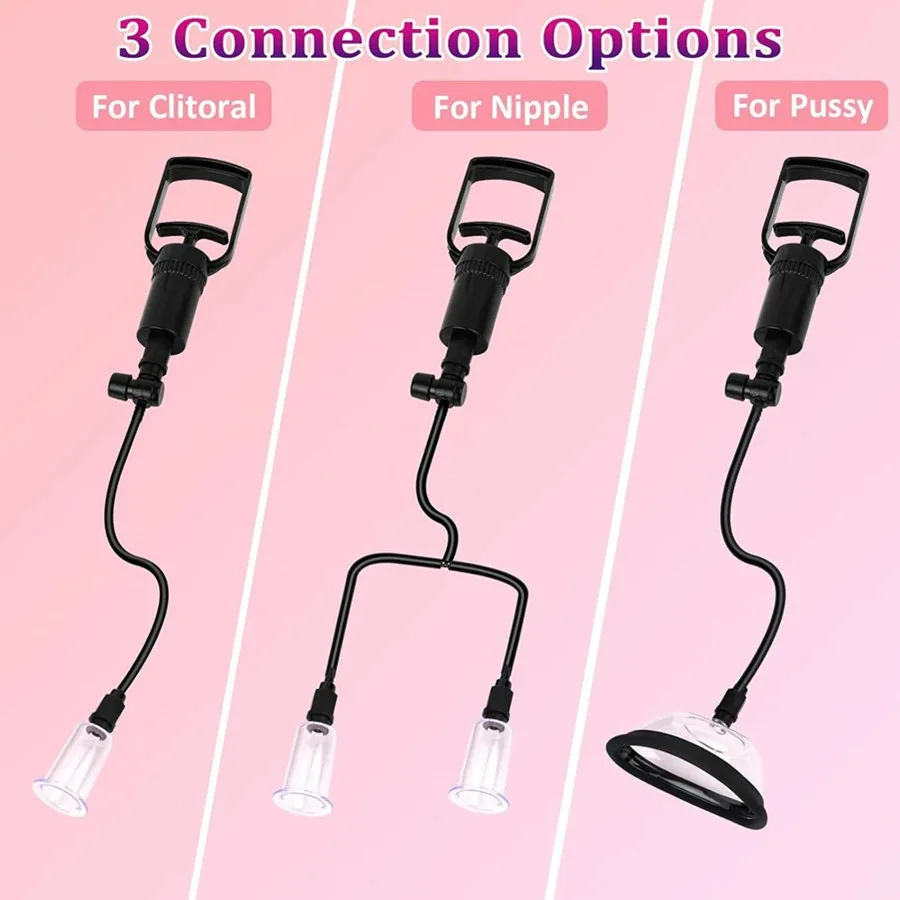 دليل مدلك الثدي كس مضخة الإناث المهبل البظر شفط كأس الموسع غطاء مضخة تفريغ الحلمة محفز لعبة الجنس الكبار #2