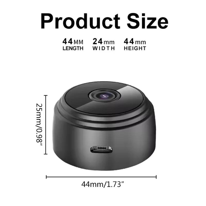 Mini wireless surveillance camera, WiFi, security monitoring, remote monitor, camera, smart home, A9