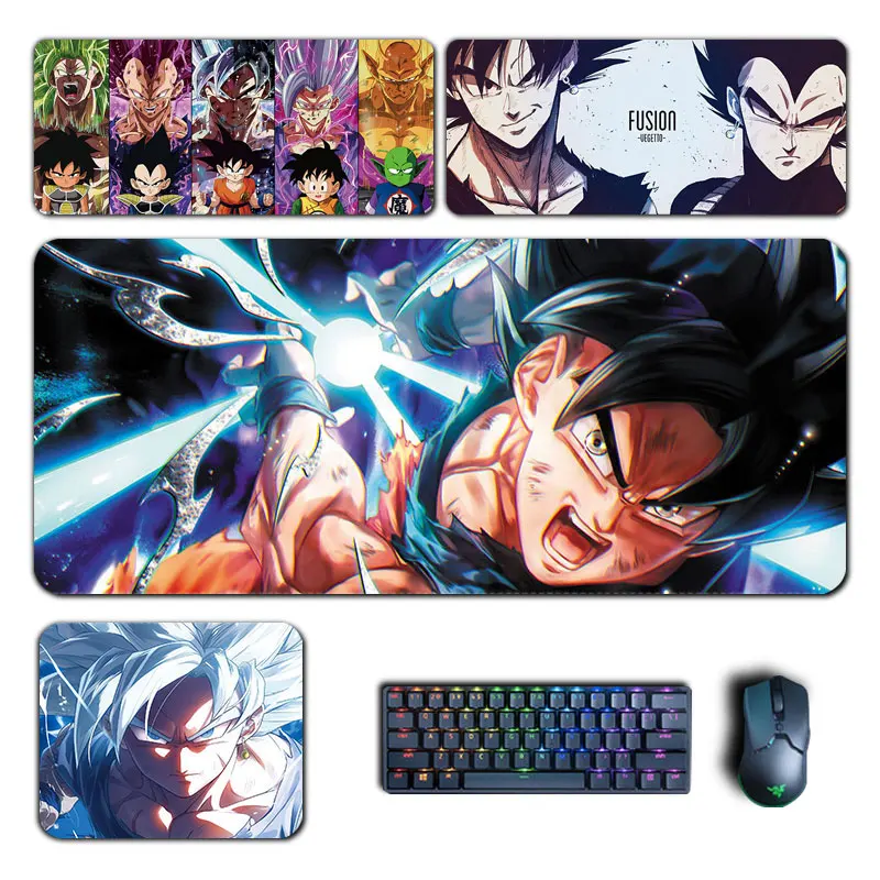 

Anime Dragon Ball Z Super Mouse Pad Son Gokuu Vegeta XXL MousePad Manga Computer Laptop Keyboard Padding Accessories Desk Mat