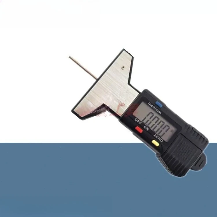 Rebound electronic digital tire depth gauge tool, pattern gauge, depth gauge 0-25mm plastic