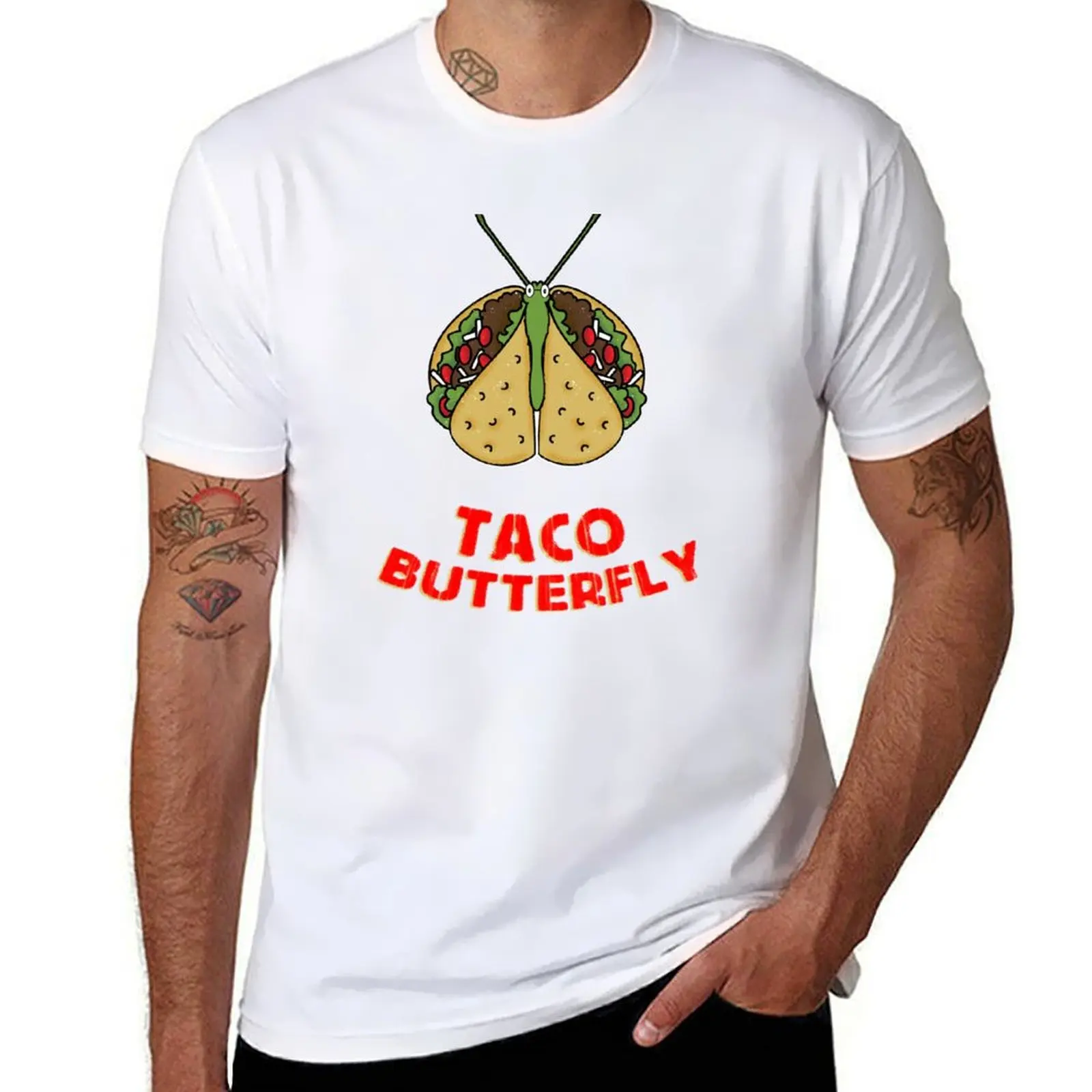 

Taco Butterfly - Random Fast Food Foodie and Nature Lover T-Shirt t shirt for man 100 percent cotton T-Shirt