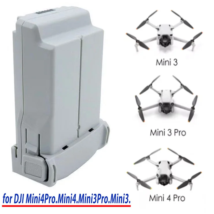 

100% оригинальный аккумулятор 7,38 В 3850 мАч для DJI Mini4Pro/Mini4/Mini3Pro/Mini3, зарядный концентратор, аксессуары для интеллектуальных летных аккумуляторов