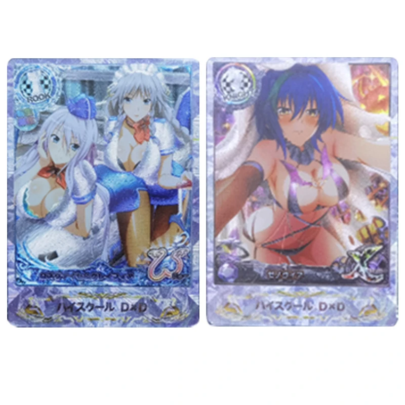 Diy Japanese Anime Goddess Story Irina Shidou Himejima Akeno Characters Collectible Cards Christmas Birthday Gift Children's Toy