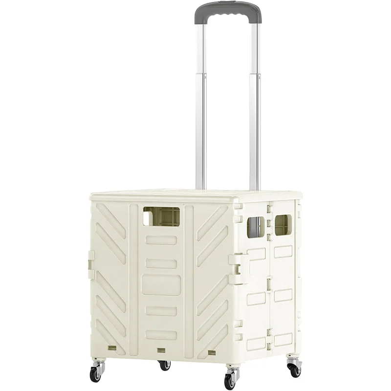 

Creative Simple Foldable Trolley, Convenient Small Trailer for Home