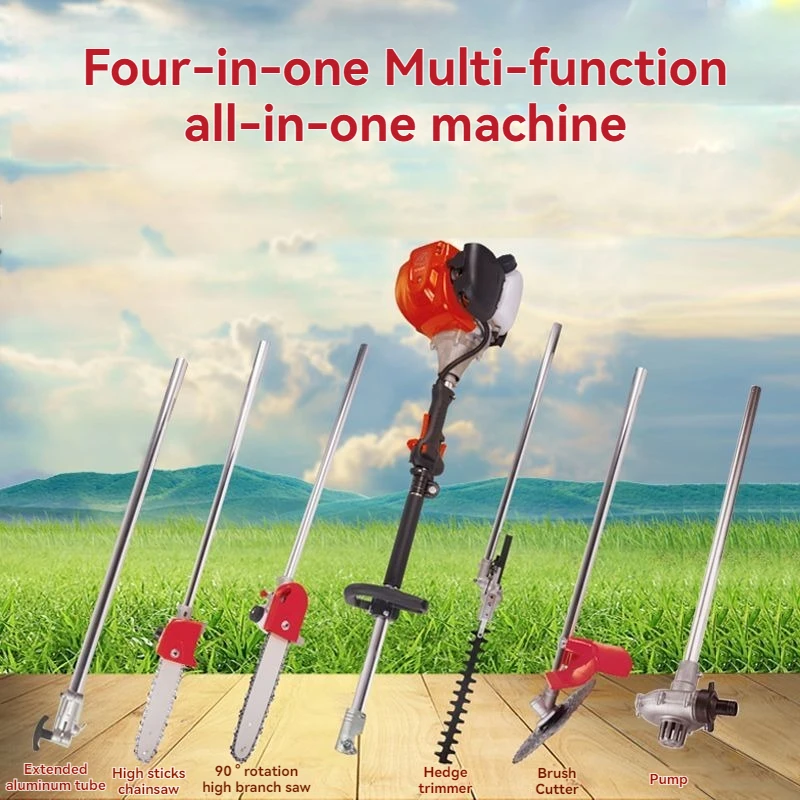 High Altitude Chainsaw High Branch Saw Fruit Tree Pruning Saw Lawn Mower Powered Tree Pruning Extended High-Altitude Saw Greenin
