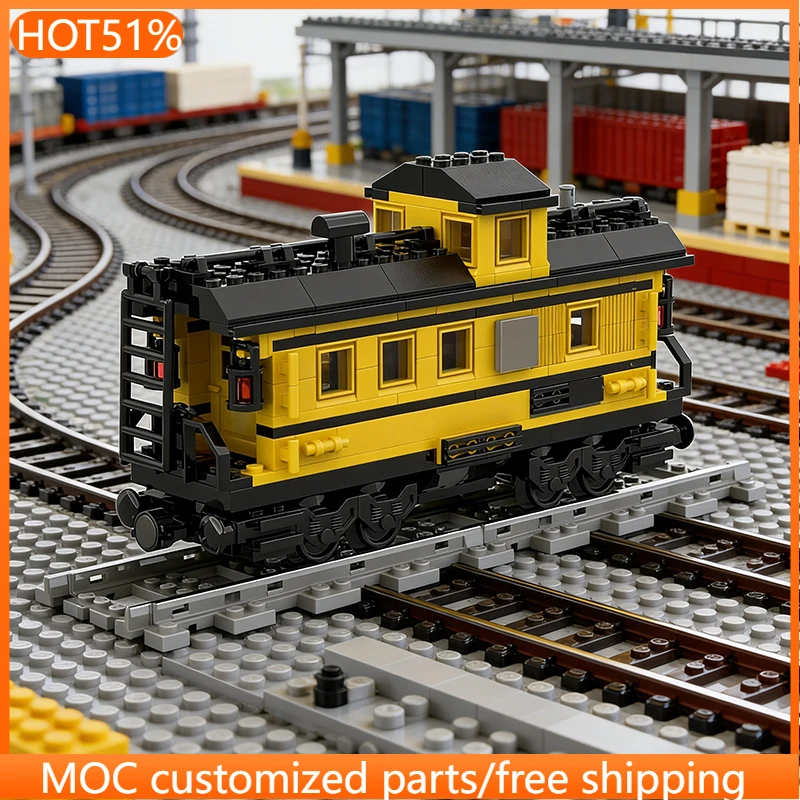 292 PCS Car Standard gauge guard vehicle MOC Customize Modular Building Block Simple Model Design Kids DIY Toy Christmas Gift