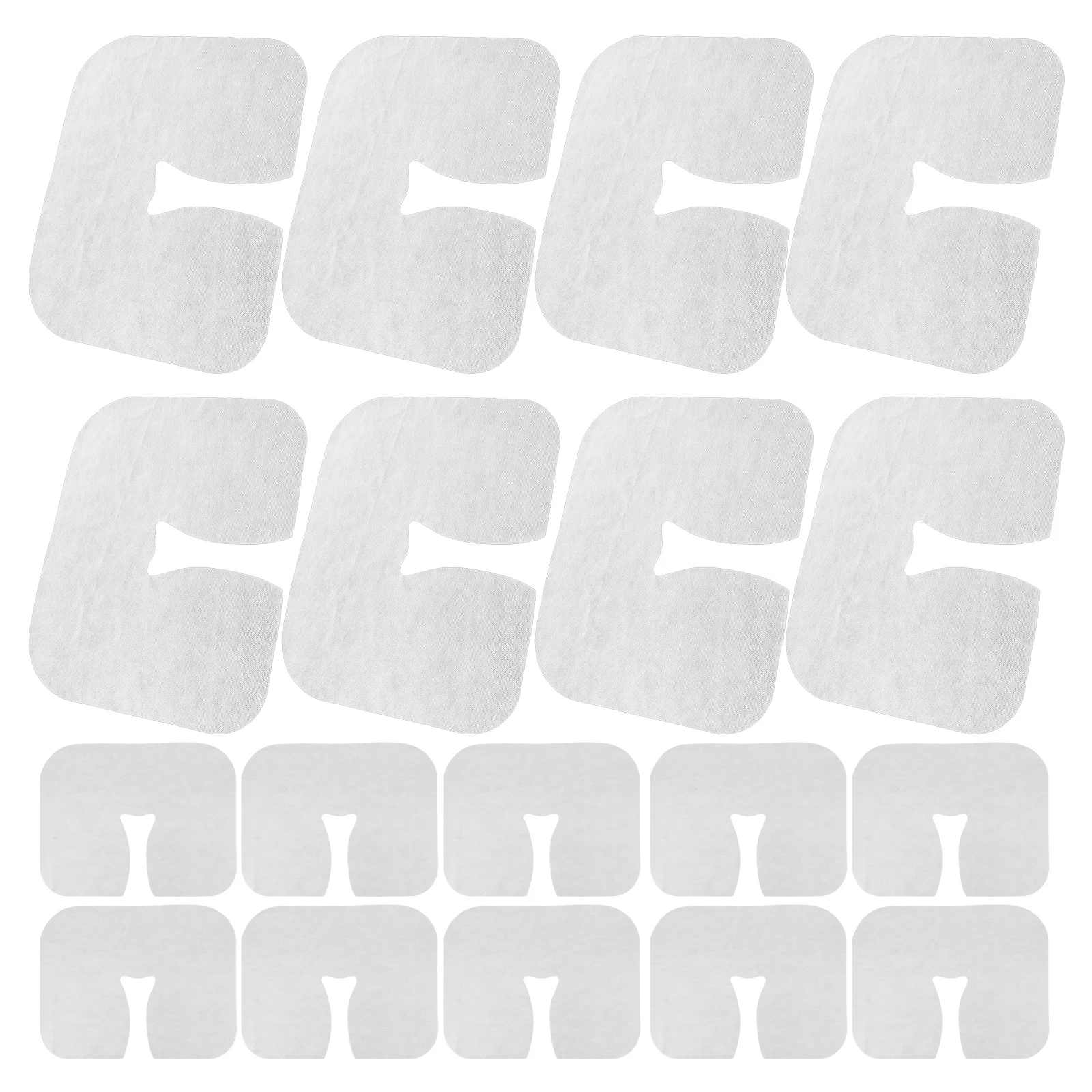 

400 шт. дышащие одноразовые чехлы для подушек для лица, массажные подушечки для подголовника, подушечки для салона, спа, красоты, аксессуары для кровати, чехлы для отдыха