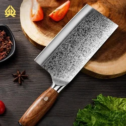 XTL Damascus steel kitchen knife, kitchen meat cutter, chopping knife