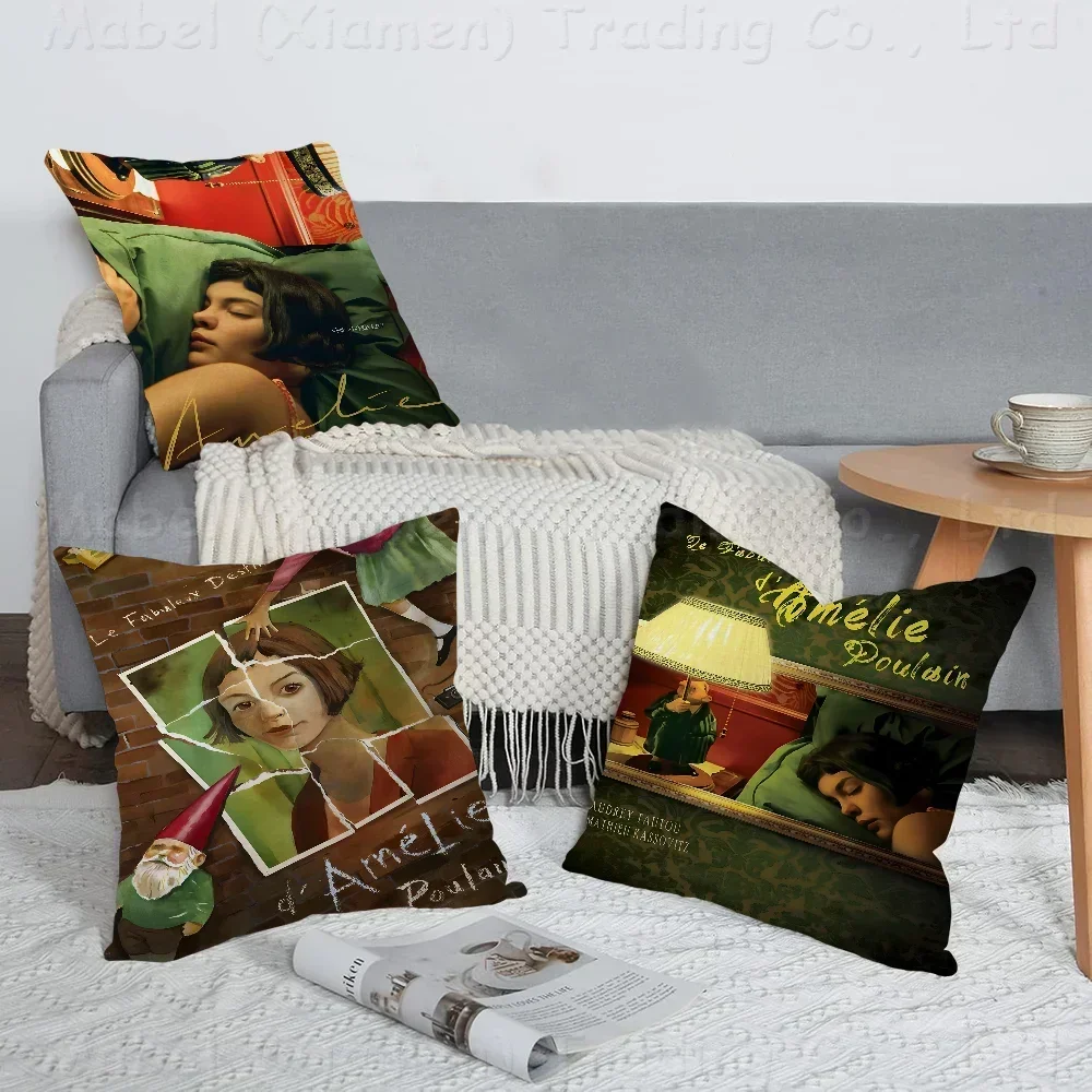 Amelie Pillow Gift Home Office Decoration Bedroom Sofa Car Cushion Cover Case 45x45