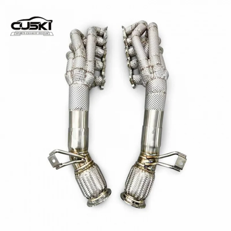 Stainless steel exhaust manifold for Lamborghini Huracan LP580/LP610 5.2l 2014 Car Exhaust Tuning Parts