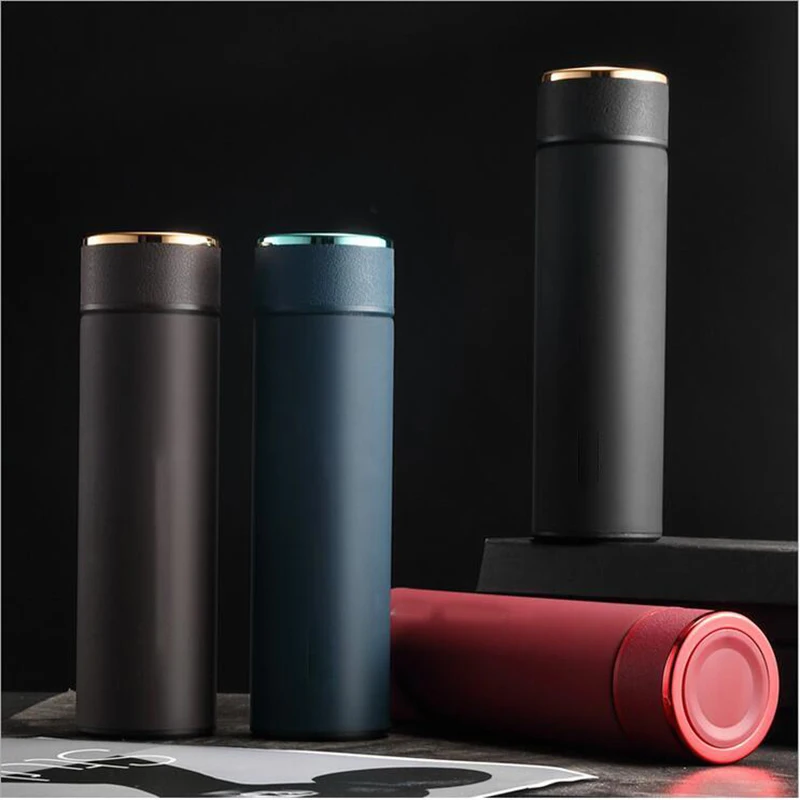 Zounich 500ML Thermos Double Wall 304 Stainless Steel Vacuum Flasks Thermos Cup Tea Milk Travel Mug Thermo Bottle Thermocup