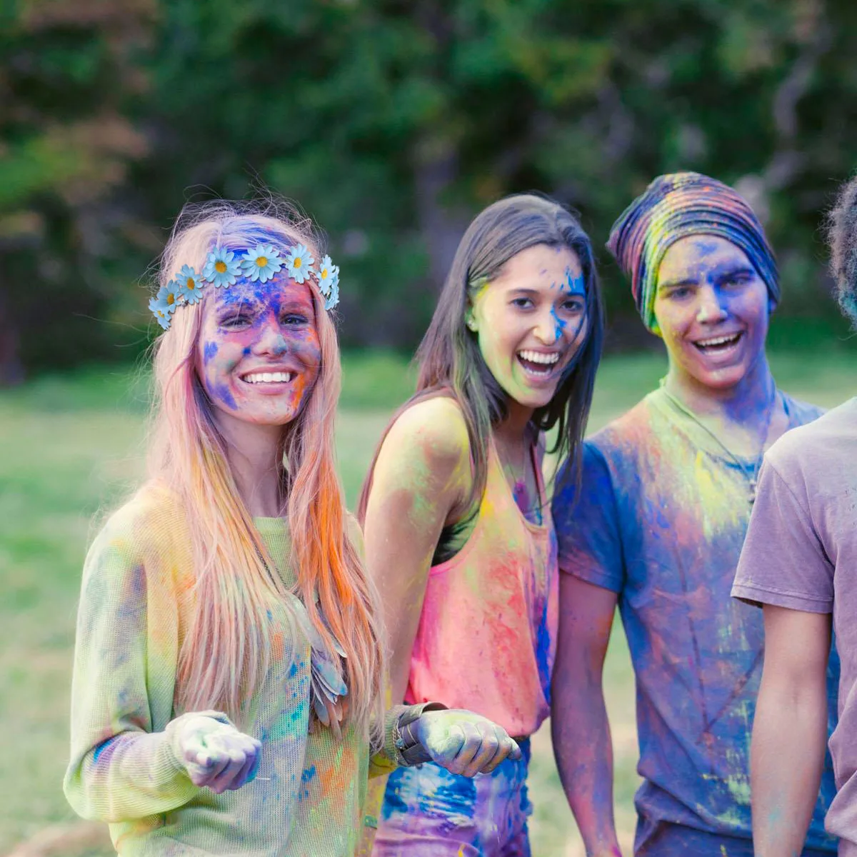 

2 шт., свадебные аксессуары для волос для девочек, цвет подружки невесты, свадебный цветок, голова B, ромашка, искусственная ткань, элегантный женский обруч