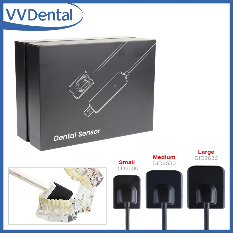 

Dental Sensor High-Frequency X-Ray Machine HD Imaging System Radiovisiograph Dental X ray Digital Intraoral Sensor S/M/L Size