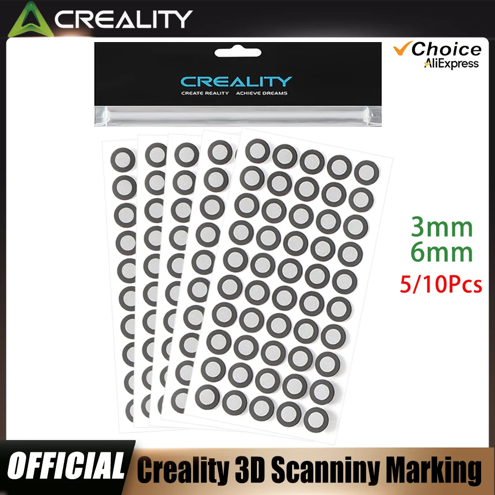 

Creality Official 3.0 mm 3D Scanning Marker for Creality CR-Scan Raptor / Otter / Ferret Pro 3D Scanner Tracking Dot 3D Scanner