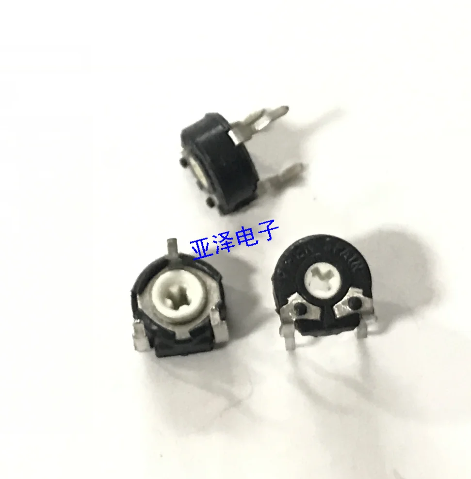 

3PCS/lot Spanish PIHER adjustable potentiometer PT6KV-102A2020 horizontal 1K cross hole PT06