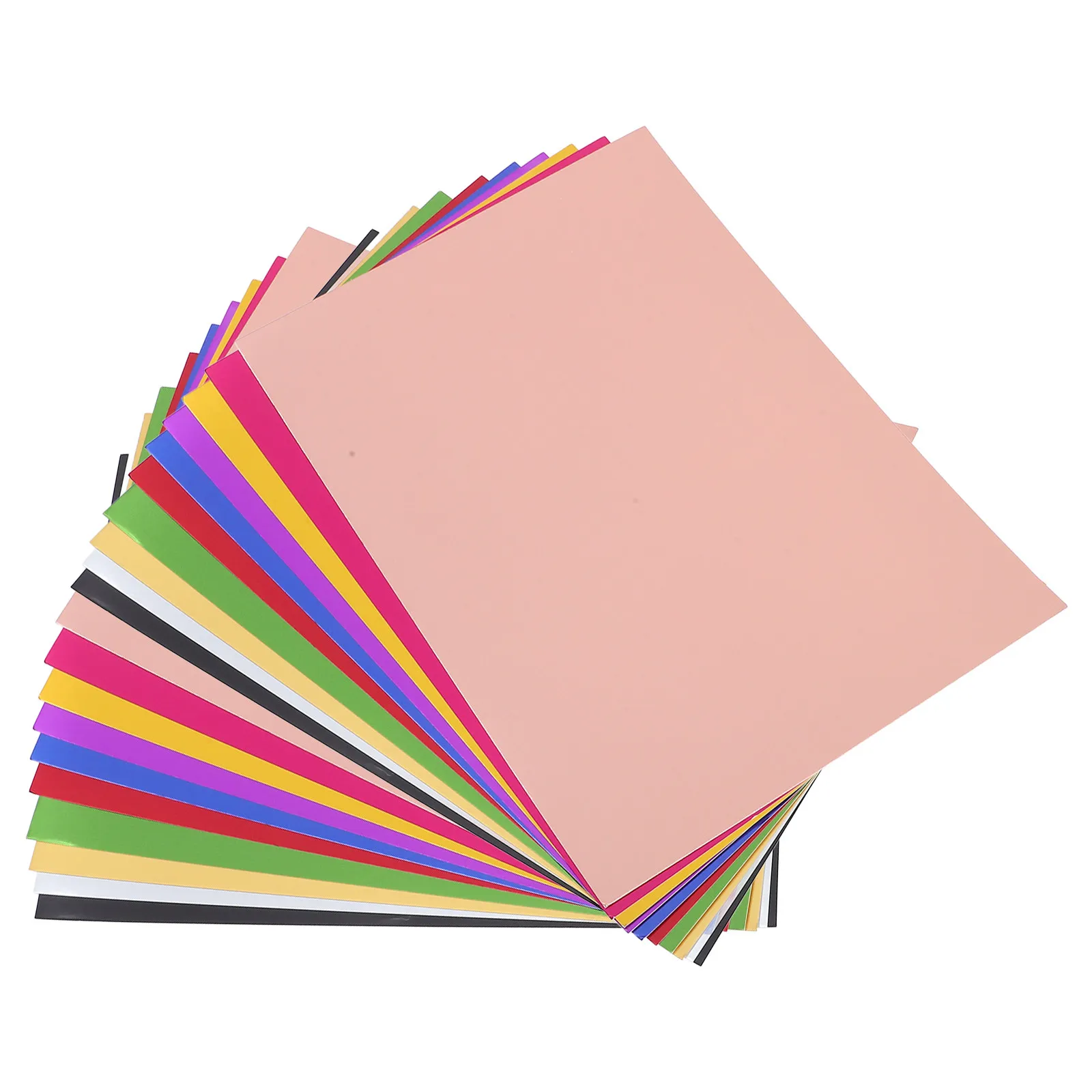 20Sheets Metallic Mirror Cardstock Paper Color Card Stock Paper New Years Party Decor A4 Craft School Projects