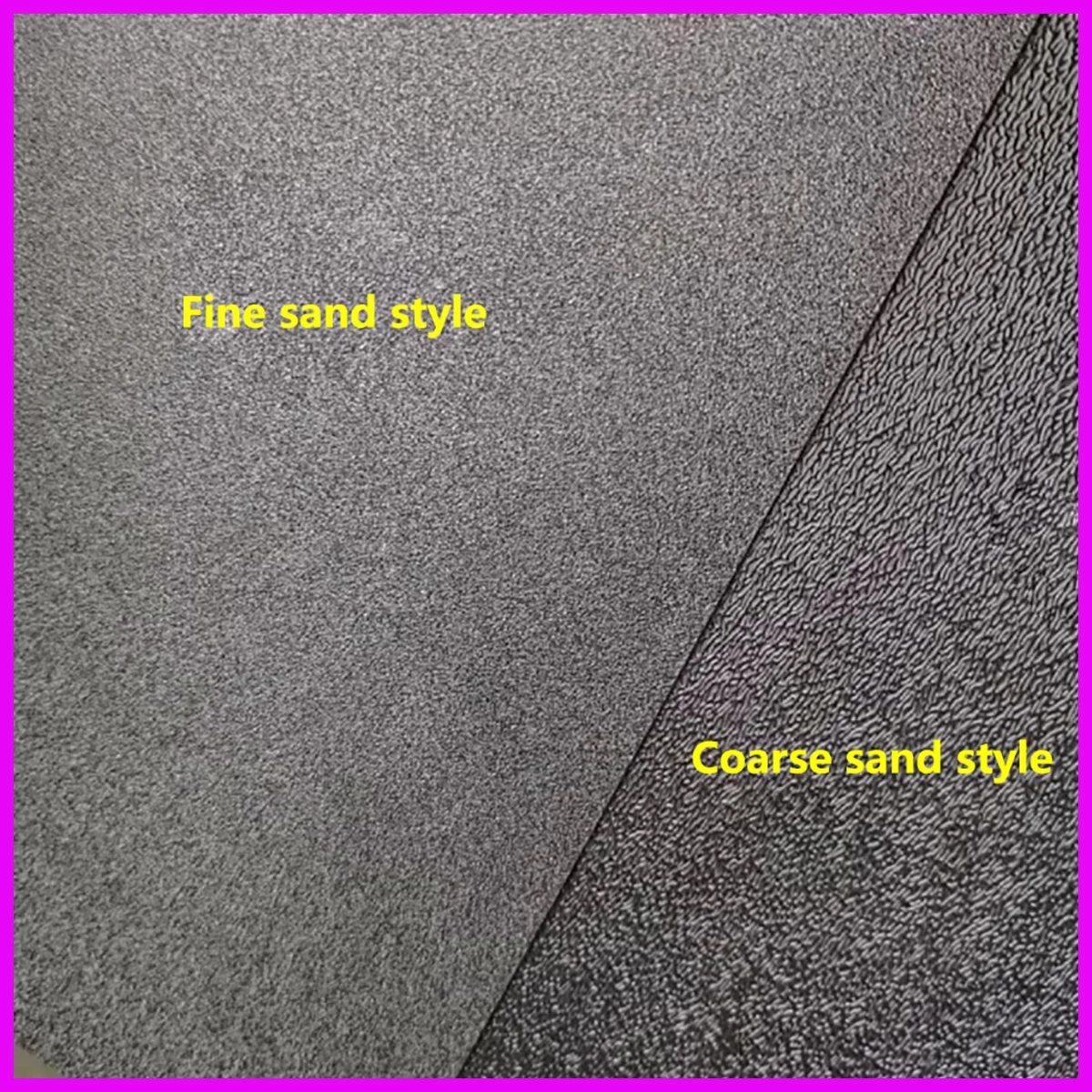 Thickness = 1/1.5/2/3/4/5mm ABS Black Board, Coarse Textured Plastic Board, Single-Sided Frosted ABS Hard Board