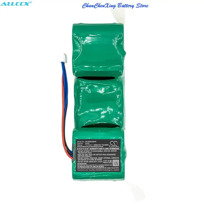 Cameron Sino 3000mAh Battery for Ecova Sweeper DD35, DE33, DE35,  DG710,  DG716