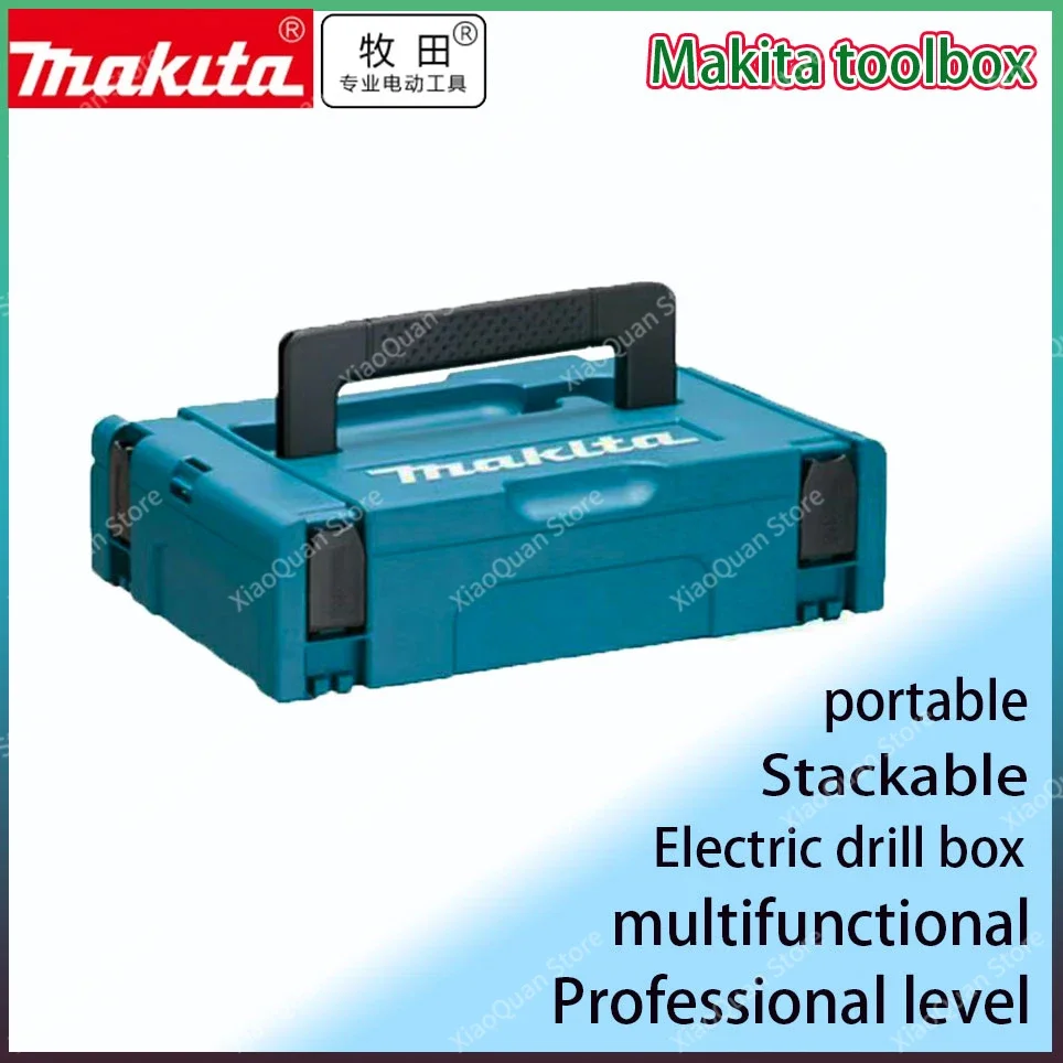 

Makita Makpac Stapelen Connector Tool Case Type 1 396X296X105 Voor DA331D DF030D DF330D HP330D TD090D TW100D HP1631 HP1640