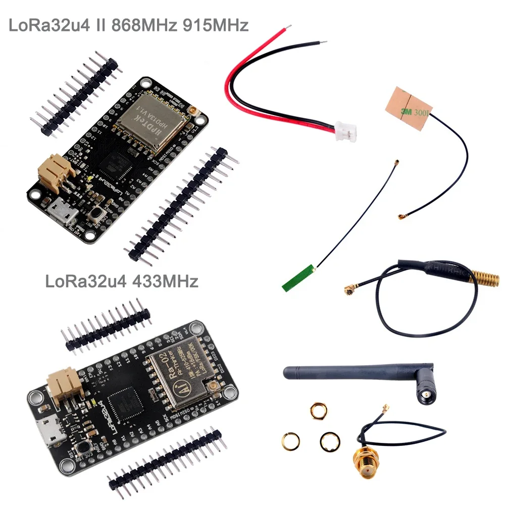 LoRa32u4 II Lora Module IOT Development Board LiPo SX1276 868MHz 915MHz 433MHz LoRa for Arduino