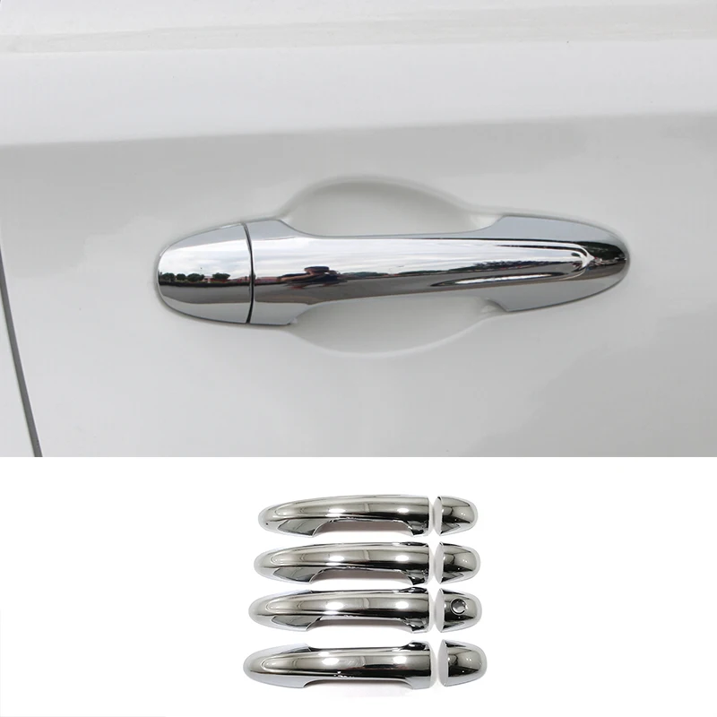 

ABS Chrome For Toyota RAV4 RAV 4 2014-2018 accessories Car door protector Handle Decoration Cover Trim Sticker Car Styling 8pcs