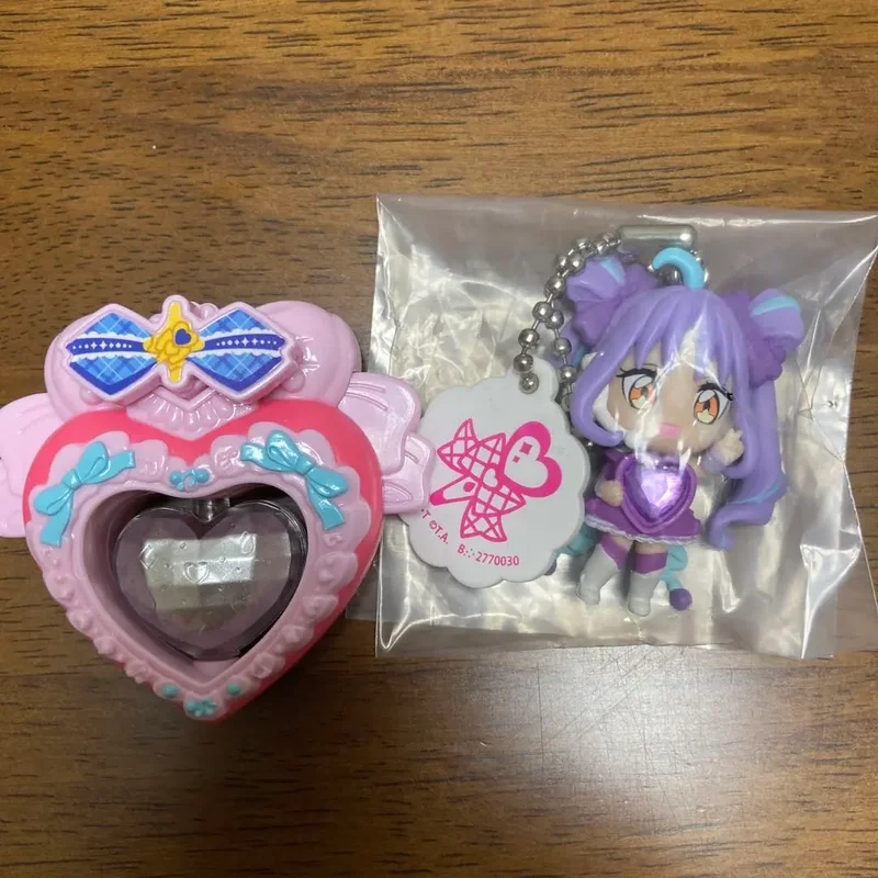 BANDAI Pretty Cure Transformation Prop 2 adorno 7 Uds modelo de figuras de acción juguete coleccionable regalos juguetes estatuilla de escritorio