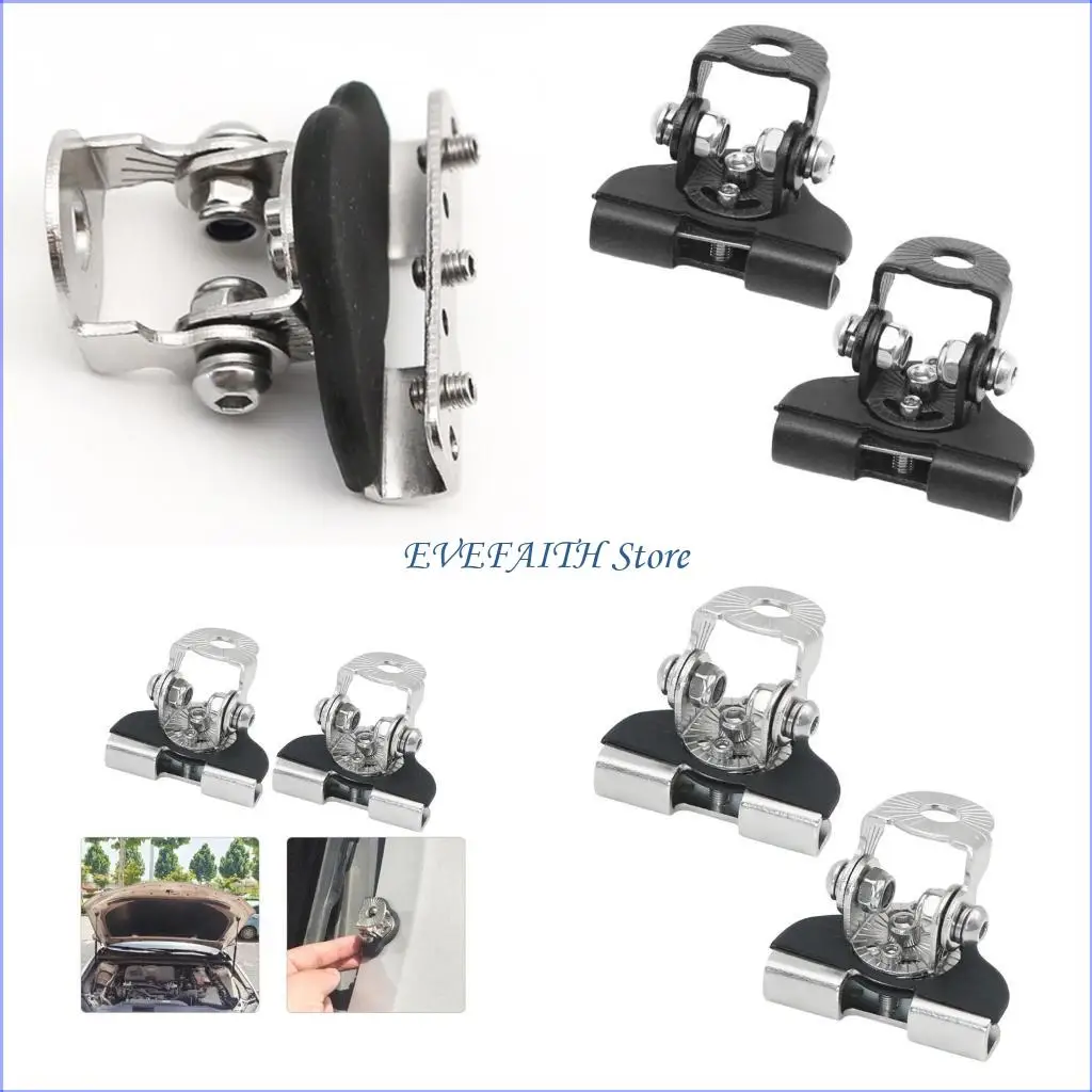 124B 2Pcs Safety Cushioning Stand Car Hood Light Bar Fixing Bracket Metal Structure Bracket LED Work Light Base Mount Holder