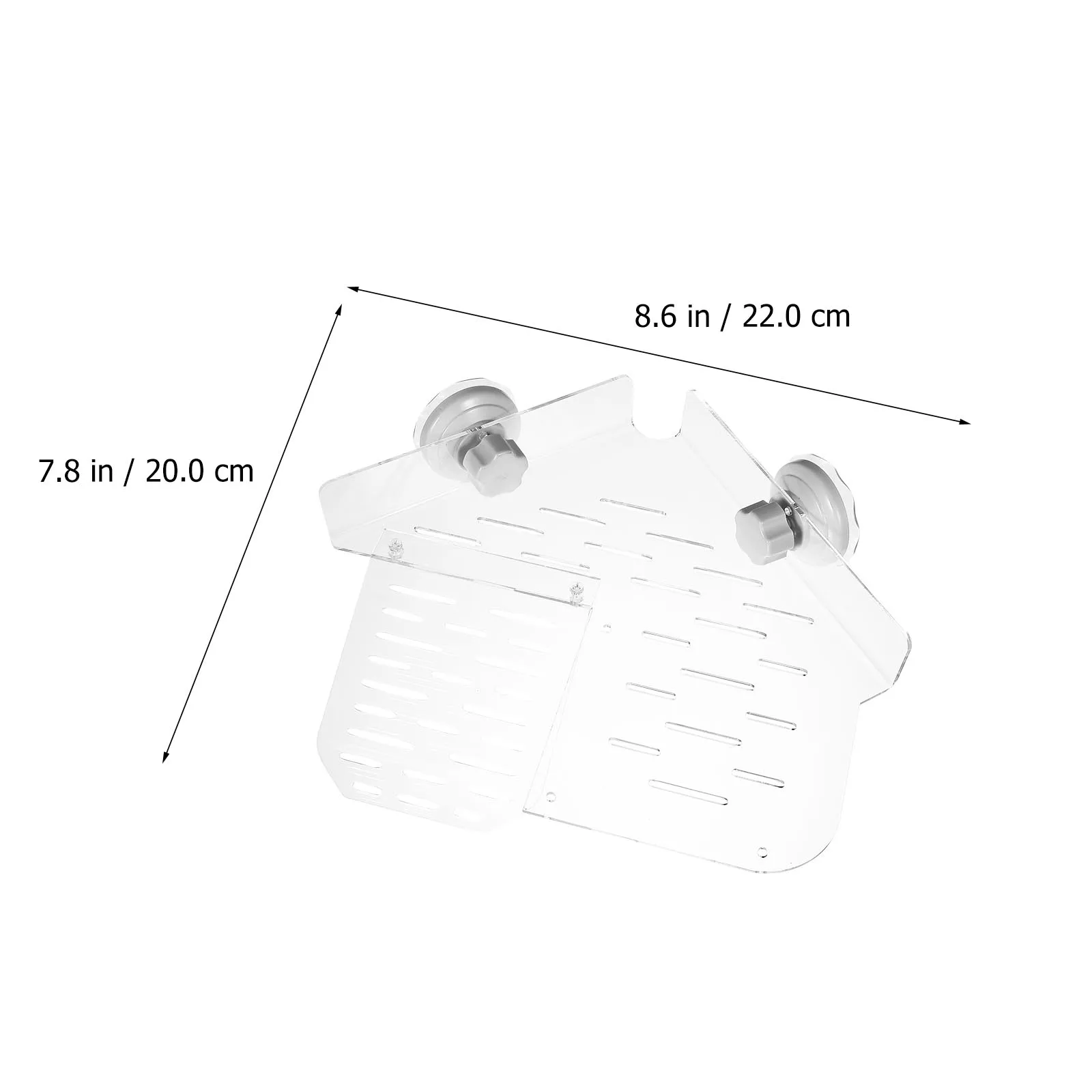 

Turtle Basking Platform Acrylic Suction Mount Aquarium Reptile Habitat Turtle Resting Breeding Terrace Pet Supplies