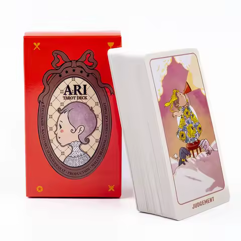 10.3*6cm ARI Baby Tarot: 78 Pcs Joyful Whimsical Cute Baby Cartoon Cards, A Magical and Intuitive 78-card Tarot Deck