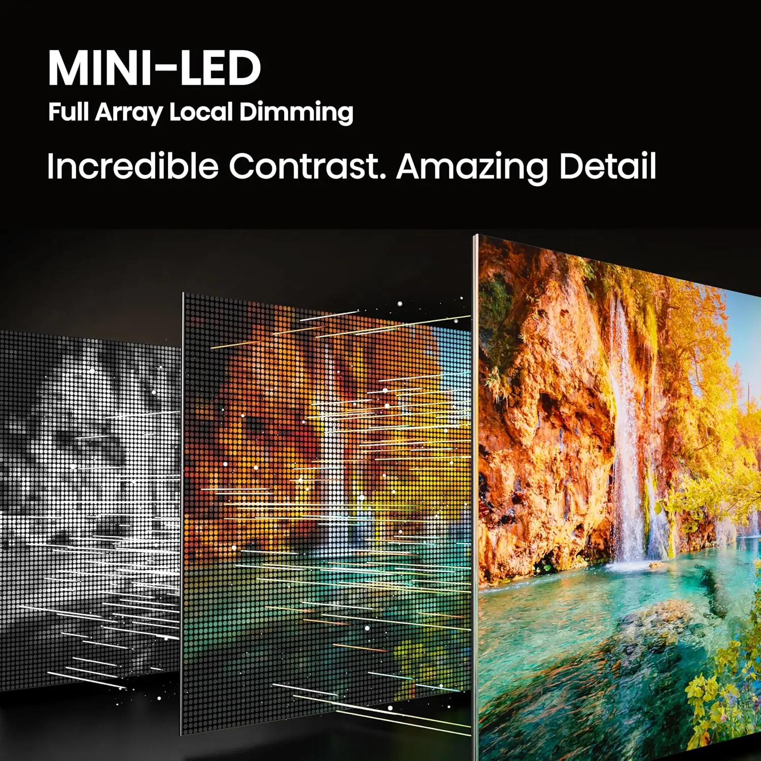 تلفزيون Google الذكي من سلسلة U6 مقاس 55 بوصة Mini-LED ULED 4K UHD (55U6N، موديل 2024) - QLED، معدل الحركة 240، HDR 10+، مجموعة كاملة Lo