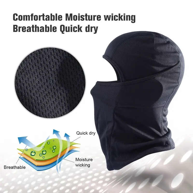 Balaclava Ski Mask Full Face Cover for Men and Women Breathable Full Face Mask for Skiing Outdoor Sports - Image 2