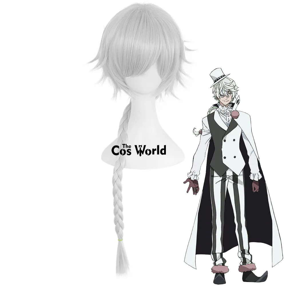 

Bungo Stray Dogs Gogoli 80cm Long Straight Anime Cosplay Wigs Fiber Heat Resistant Synthetic Hair + Wig Cap