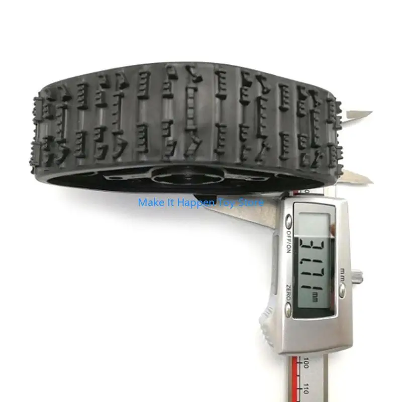 28EC Pneus chenilles en caoutchouc Pneus robotes durables Roue en caoutchouc pour mise à niveau des accessoires mise