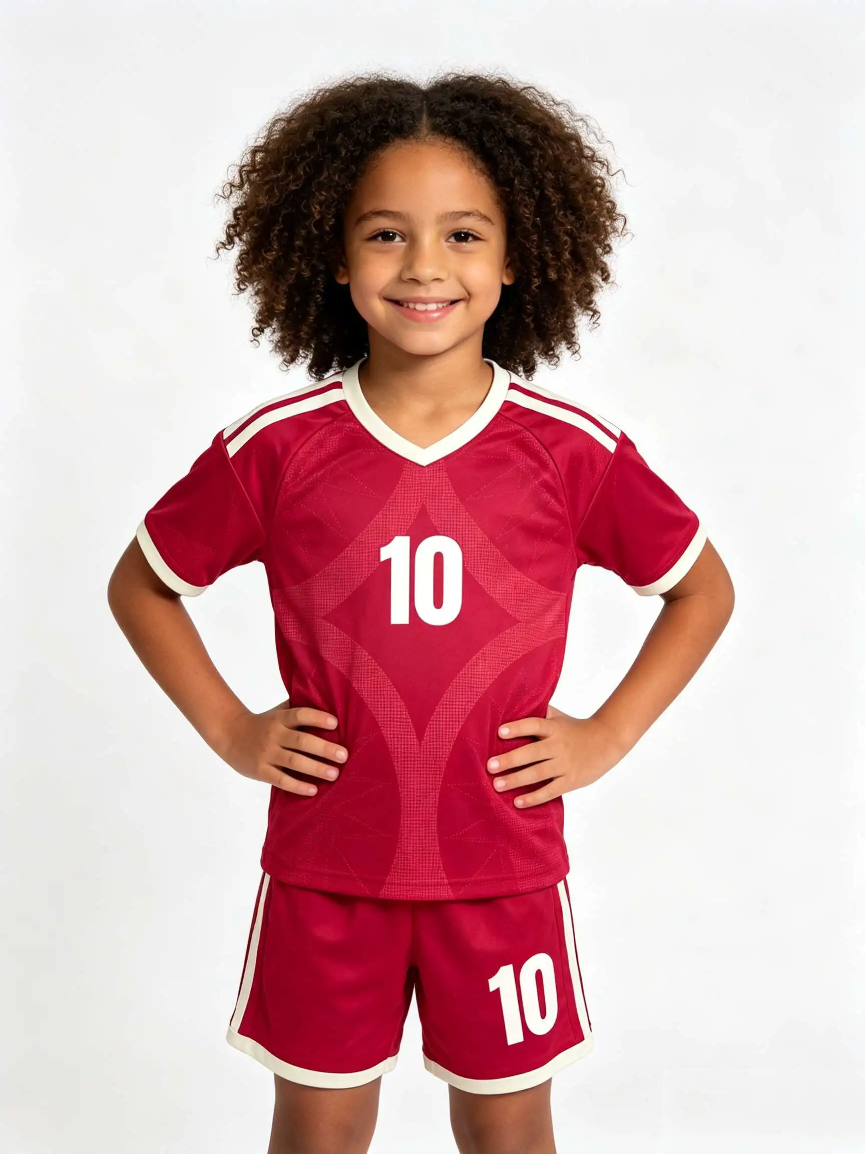 New 26/27 Unisex Blank Soccer 2‑Piece Set, Kids Adults Parent‑Child Kit, Custom No.1 7 8 9 10 for School Outdoor Team Sports
