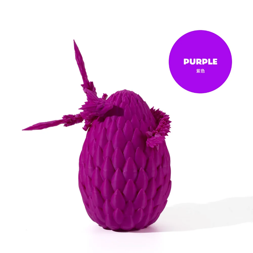 ثلاثية الأبعاد الطباعة عبر الحدود الأكثر مبيعا أجنحة تحلق بيضة التنين مجموعة زخرفة الشكل هدية الإنترنت المشاهير الإبداع الصين التنين