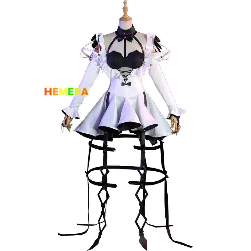 Anime Game Path To Nowhere Serpent Cosplay Costume Wig Clown Dress Lolita Shoes Woman Sexy Kawaii Masquerade Ball Halloweensuit