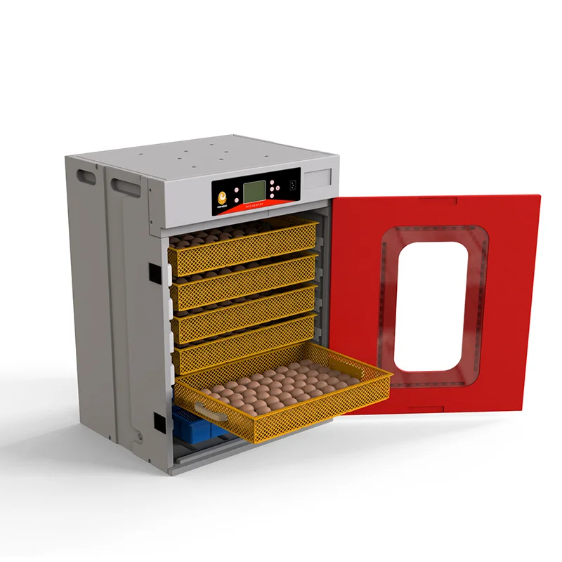 

HHD Brand Chinese Red Series Full Automatic Temperature And Humidity Control Poultry Solar 400 Eggs Incubator YZ-400