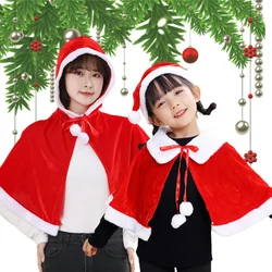 Christmas Girls/Ladies Traditional Red Shawl, Hooded Shawl, Christmas Hat and Shawl