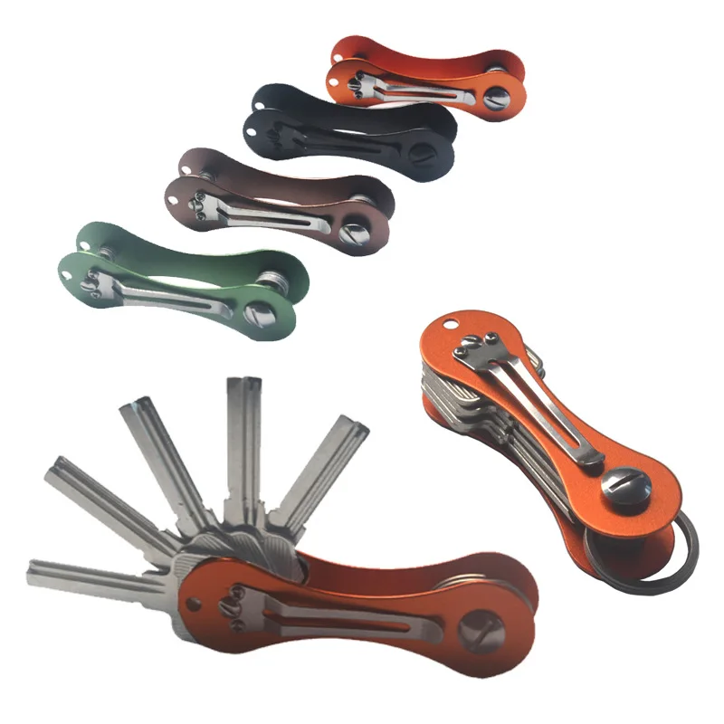 

Key Organizer Car Key Holder Porta Chave Outdoor Multi-function Keychain Key Clip Sleutel Houder Llavero Cartera Smartkey Bag